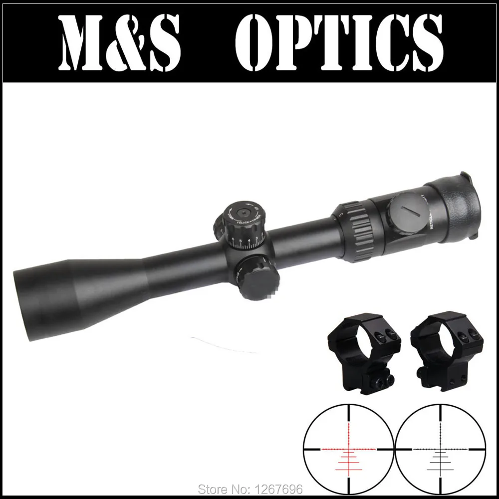 3-12X44 SF IR  Red Iluminated  Tactical Scopes Sight Optics Hunting Rifle scope With Riflescopes 11mm / 20mm Ring Mounts