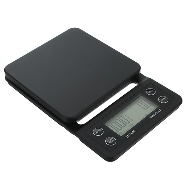 

Digital Scale Portable 3kg 0.1g Drip Coffee Scale With Timer Electronic Digital Kitchen Scale Precision LCD Electronic Scale New