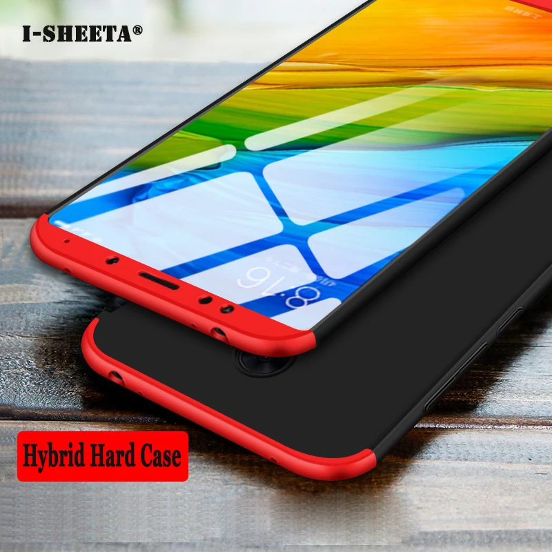 Ударопрочный Тонкий чехол для Xiaomi Redmi 5 Plus с полной защитой на 360 градусов Матовый