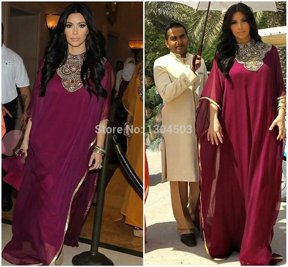 kim kardashian kaftan