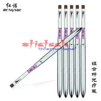 

by dhl or ems 1000 pcs Manicure tools Beauty therapy with Crystal pen Steel pipe pen Light therapy Nail pen Nail supplies