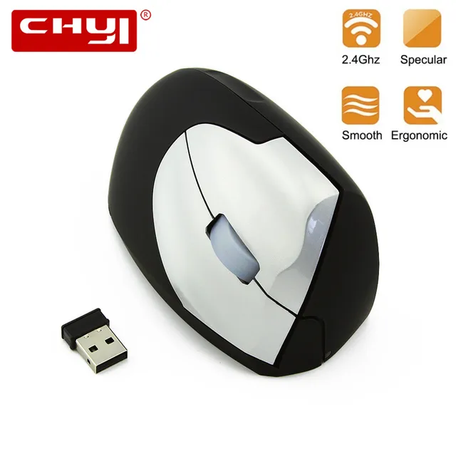 2.4G Wireless Mouse 1600DPI 3 Buttons Ergonomic Vertical Mouse with USB Receiver Wrist Healing Gaming Mause for PC Computer Mice 2.4G Wireless Mouse 1600DPI 3 Buttons Ergonomic Vertical Mouse with USB Receiver Wrist Healing Gaming Mause for PC Computer Mice