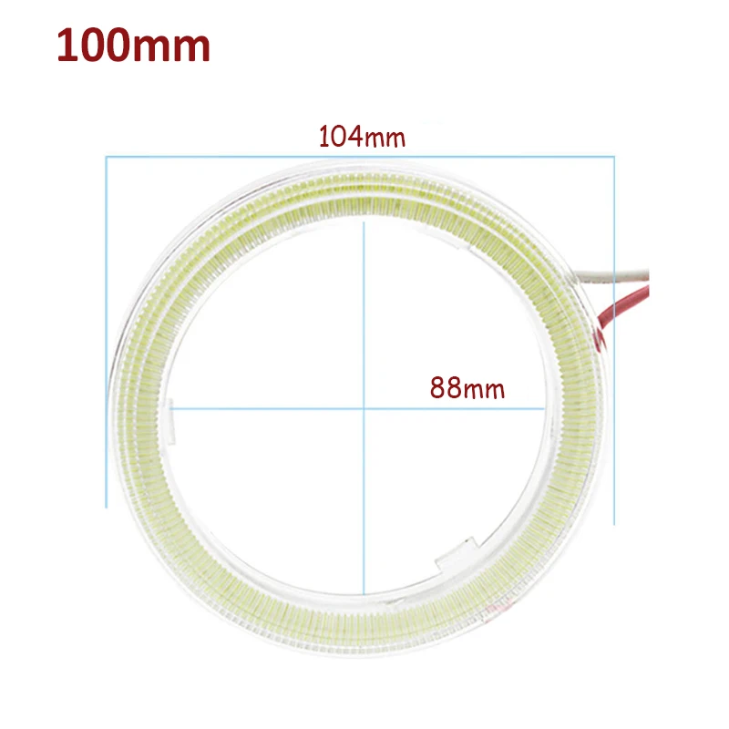 Atreus Автомобильный светодиодный Ангельские глазки для toyota, Opel Honda civic Ford focus 2 Lada аксессуары 60-120 мм авто Halo Кольцо со светильниками 12V