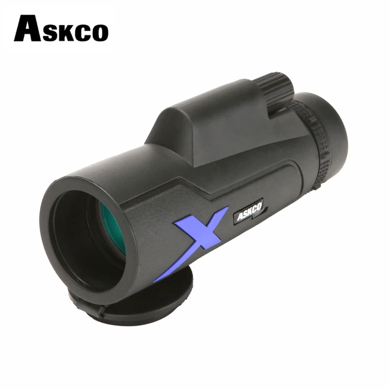 ممتازة Askco 20x50 أحادي تلسكوب Bak4 بريزم البصريات في الهواء الطلق التخييم الصيد مناظير مراقبة الطيور السفر تلسكوب