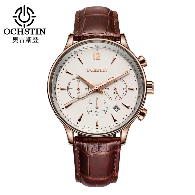 Prix pour 2017 mens montres haut marque de luxe ochstin hommes militaire sport montre chronographe en cuir quartz montre relogio masculino Prix pour 2017 mens montres haut marque de luxe ochstin hommes militaire sport montre chronographe en cuir quartz montre relogio masculino