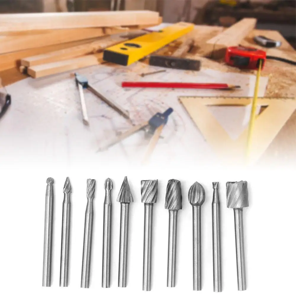 

Electric Coffee Grinder Manual Coffee Grinder 10pcs 3.1mm Shank High Speed Steel Burr File Set Woodworking Milling
