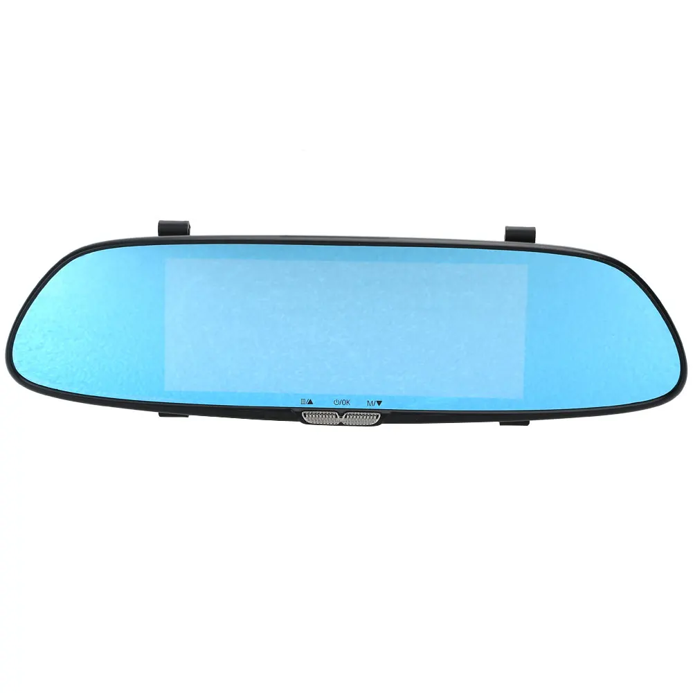 

7" 1080P dash camera car dvr dual len rear view mirror auto dashcam recorder registrator in car video full hd dashcam two camera