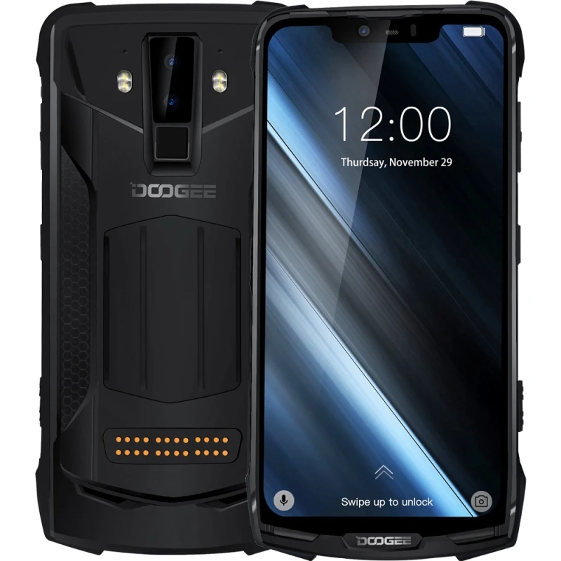 

DOOGEE S90 Rugged Smartphone 6GB+128GB 6.18 inch IP68 Waterproof Android 8.1 MTK6771 Dual SIM 4G NFC, OTA Mobile Phone