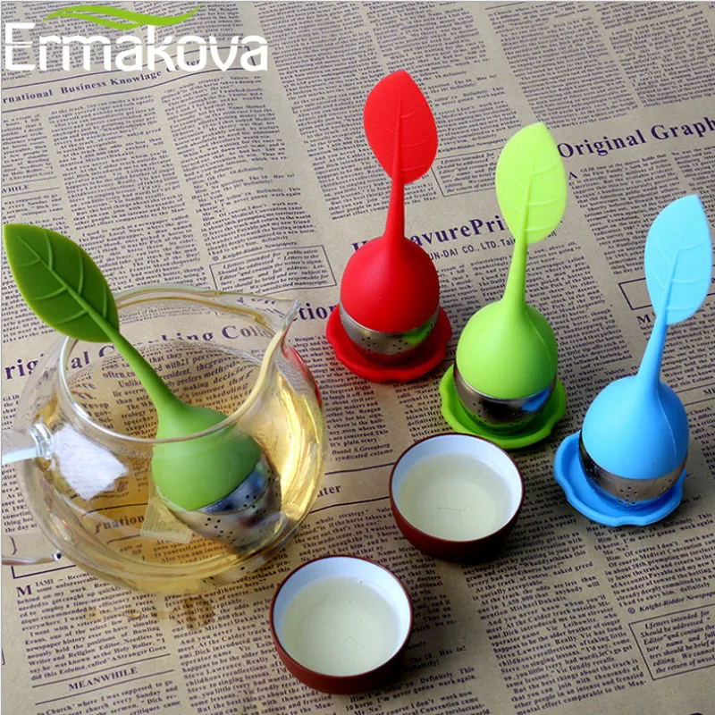 Силиконовое чайное ситечко ERMAKOVA сетчатый фильтр для чая Стабильный Прочный