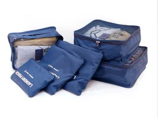 6 in 1 travel use Suitcase Storage bags waterproof luggage sorting bags 6 pieces per set for cloth/underwear/cosmetic 10 colors 6 in 1 travel use Suitcase Storage bags waterproof luggage sorting bags 6 pieces per set for cloth/underwear/cosmetic 10 colors