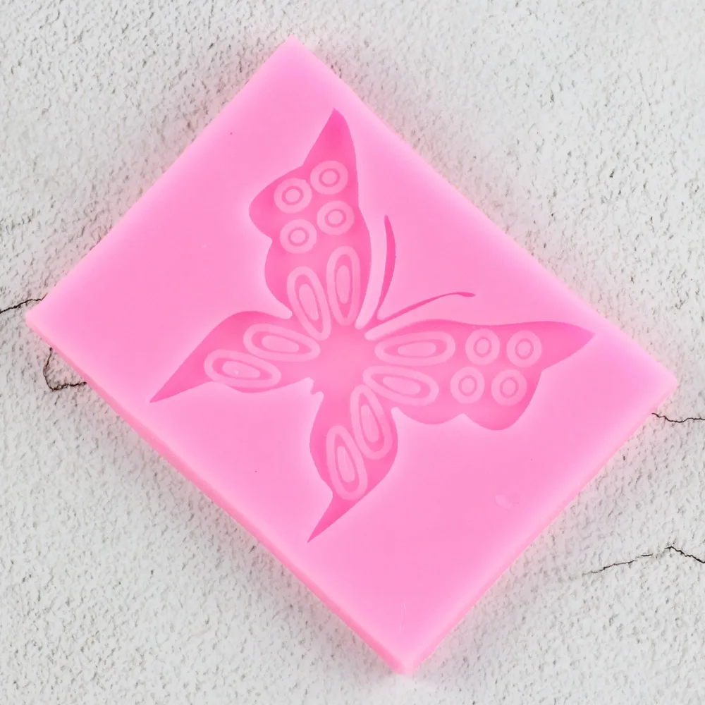 3D Силиконовая форма в форме бабочки помадка торт Матрица для штампования мыла Жаростойкие формы для выпечки инструменты для приготовления пищи Сахар Печенье Желе Пудинг Декор