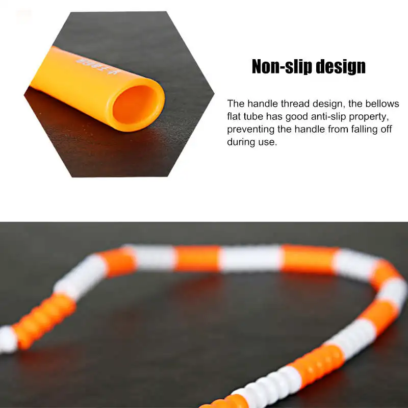 Adult Kids Children Adjustable Soft Beaded Section Jump Rope High Quality Non-slip Rope With No Knotted Plastic Handle