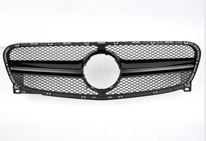 

For Mercedes-Benz GLA-class X156 GLA180 GLA200 GLA250 2014-2017 with Emblem AMG Style Front Racing Grille