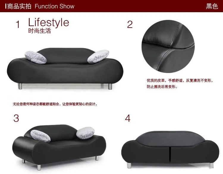 Современный диван для гостиной с натуральной кожей A01