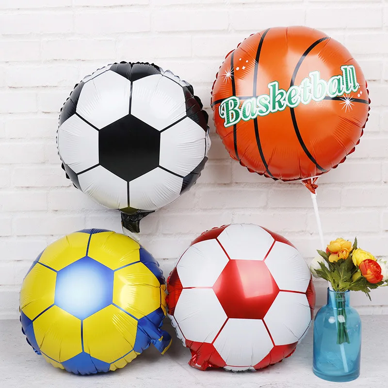 

Cartoon Football Theme Foil Balloon Holding The Car Foil Balloons Birthday Party Decorations For Kids Football Party