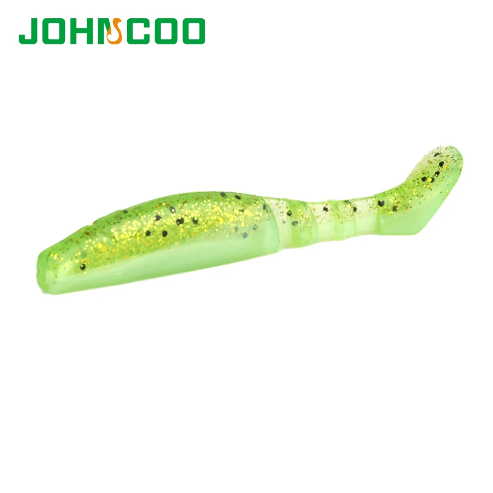 6 шт. мягкие рыболовные приманки JOHNCOO 75mm4.5g волшебные для рыбалки Червячные