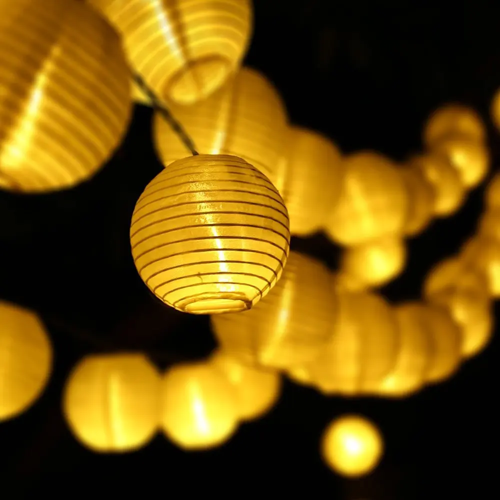 Hot Updated 30led 20ft Solar Led Light Outdoor Lantern Ball Updated 30led 20ft Solar Led Light Outdoor Lantern Ball String Lights Fairy Globe Christmas For Garden Holiday Party Decoration