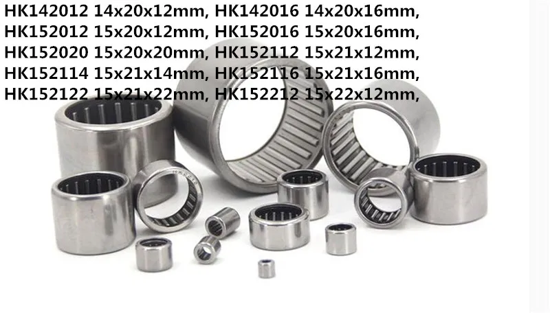 20 шт HK142012 HK142016 HK152012 к HK152212 двойные способы игольчатый подшипник роликовый |