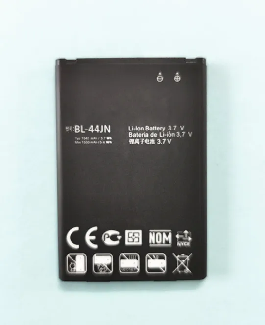Аккумулятор BL-44JN для LG Optimus Zone E400 L3 L5 E612 EAC61679601 P970 E510 LGE510 P690 E730 QL55C 1500 мАч | Мобильные