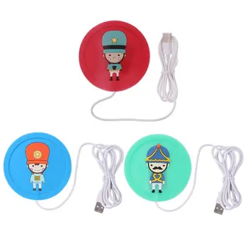 

Cup Warmer Mat Plate Mug Pad Tea Milk Hot Drinks Heater 5V USB Cartoon Silicone