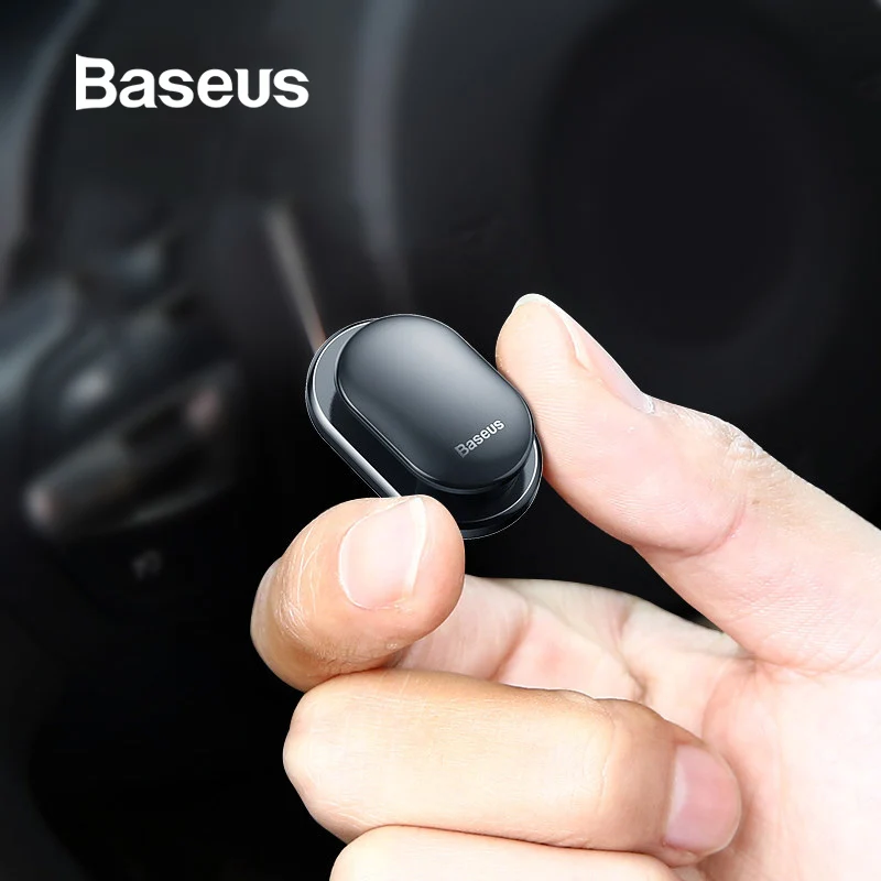 

Baseus 4Pcs Small Car Holder Wall Hooks Hanger Clip For USB Cable Earphone Keychains Organizer Automobile Interior Accessories