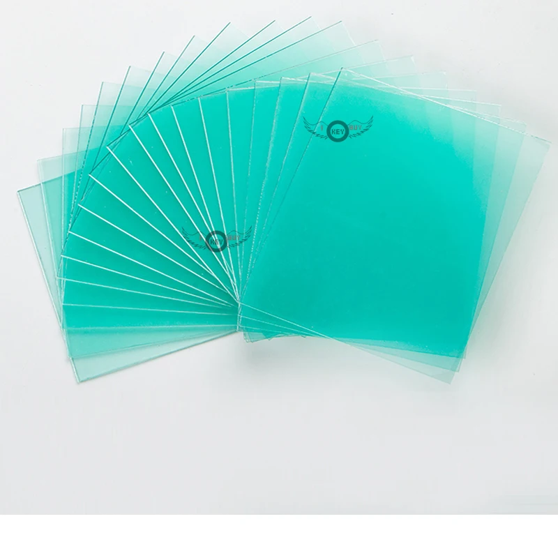 

10pcs/lot Welding Solar lens Clear Cover Plastic Protective Replacement Plate Mask Helmet Sparkle Filter Protector Free Shipping