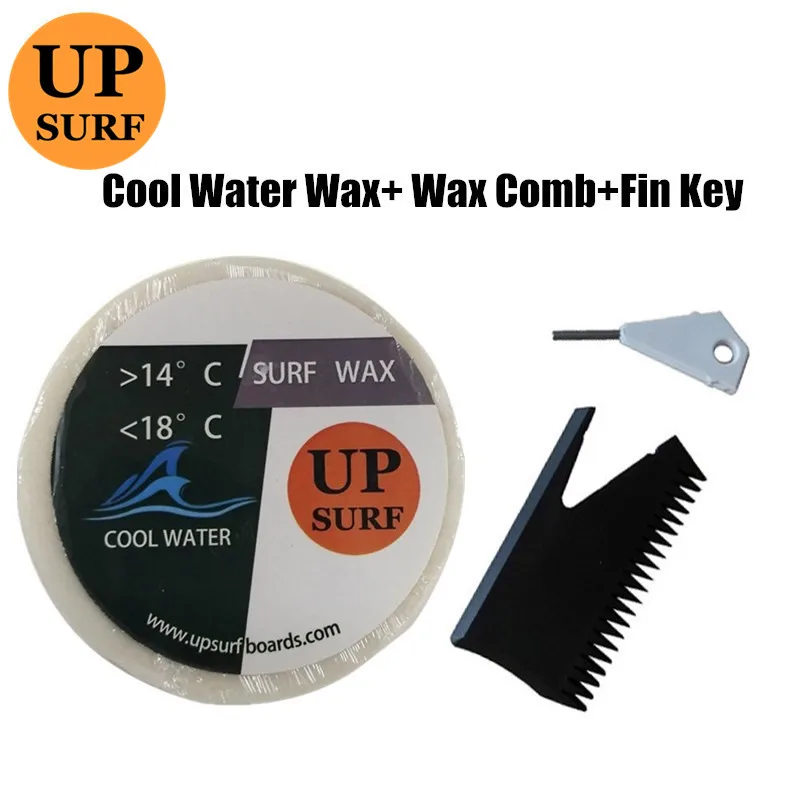 

Surf Wax Tropical Water Wax+surf wax comb+Fin Key Good Quality surfboard wax