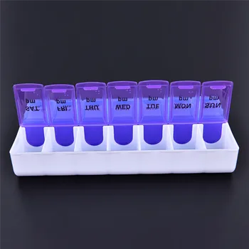 

Weekly 7 Days Tablet Pill Drug Box Medicine Storage Organizer Container Case Holder Dispenser Health Care