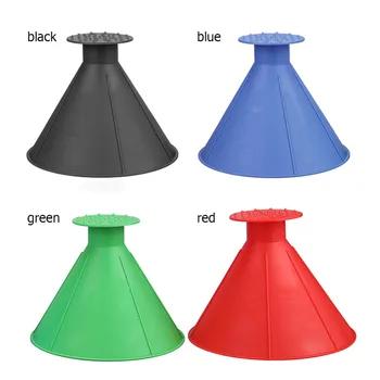 

Removable Magic Shovel Cone Shaped Ice Scraper Car Outdoor Winter Window Windshield Snow Ice Shovel Removal Car Ice Scraper New