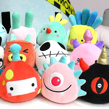 

Creative design plush toys children cute animals and geometry little monster popular toys The holiday gift