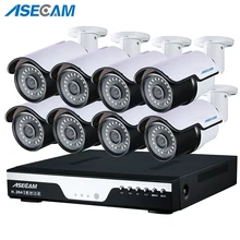 Супер 8ch HD 3MP CCTV DVR видео H.264 Регистраторы и наружная пуля 1920 p безопасности системный комплект для фотокамеры наблюдения оповещение по электронной почте