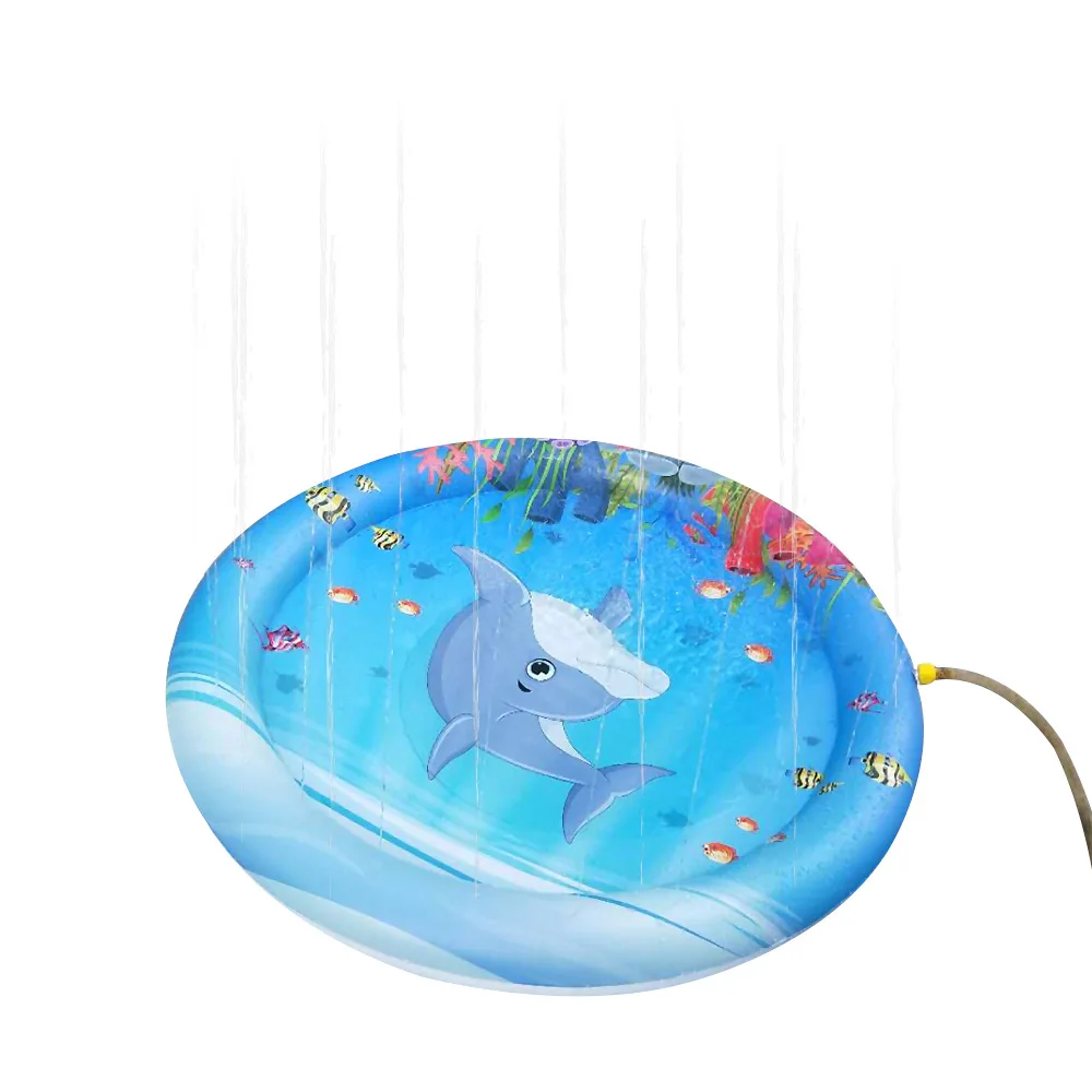 Baby Kids Water Play Mats Inflatable Infants Tummy Time Playmat Toys Fun Activity Carpet Hand-eye Coordination Toys for Children