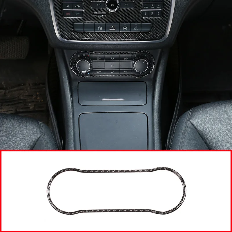 

Real Carbon Fiber For Mercedes Benz GLA CLA A Class W176 A180 X156 C117 2013-18 Air Conditioning Switch Decorative Ring Stickers