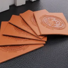 Настраиваемый логотип бренда кожаные тисненые надписи для Джинсы для женщин сумки Швейные PU этикетки 1000 шт./заказ