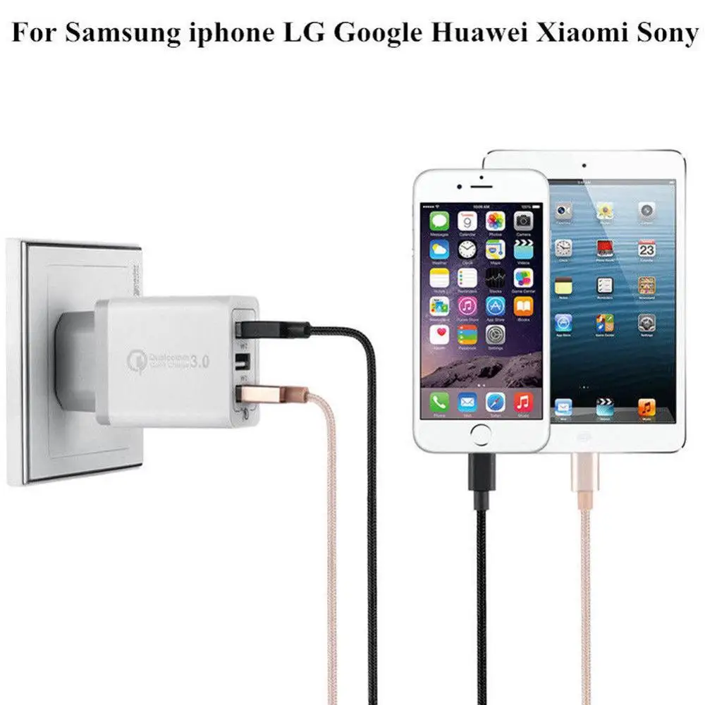 Универсальный 3 порта Быстрая быстрая зарядка QC3.0 USB концентратор настенное зарядное устройство адаптер ЕС США штекер для samsung Apple iphone Xiaomi huawei