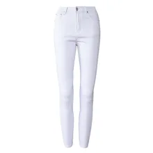 Women High Waist White Basic Casual Fashion Stretch Skinny Denim Jean Plus Size Feminino Pants Trousers Jeans For Women Bottoms