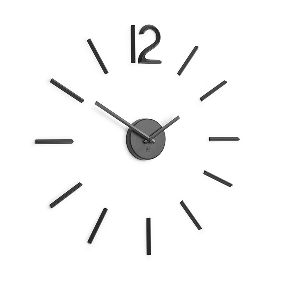 

Personality Wall Clock Modern Design Stickers Clocks Living Room Decoration Self Adhesive Wall Clock Watch Saat Oclock Clocks