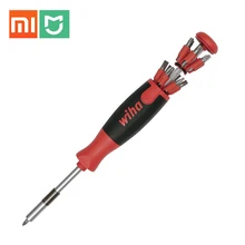 Xiaomi Mijia Wiha отвертка ежедневно Применение комплект точность магнитные биты с Скрытая журнал Magic 26 в 1 комплекты винтов коробка