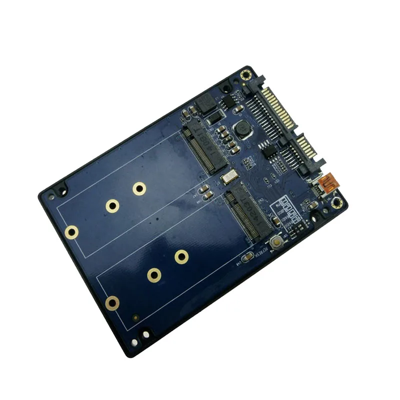 NGFF(M2) SSD на 2," SATA адаптер M.2 NGFF SSD на SATA3 адаптер ADPNG301