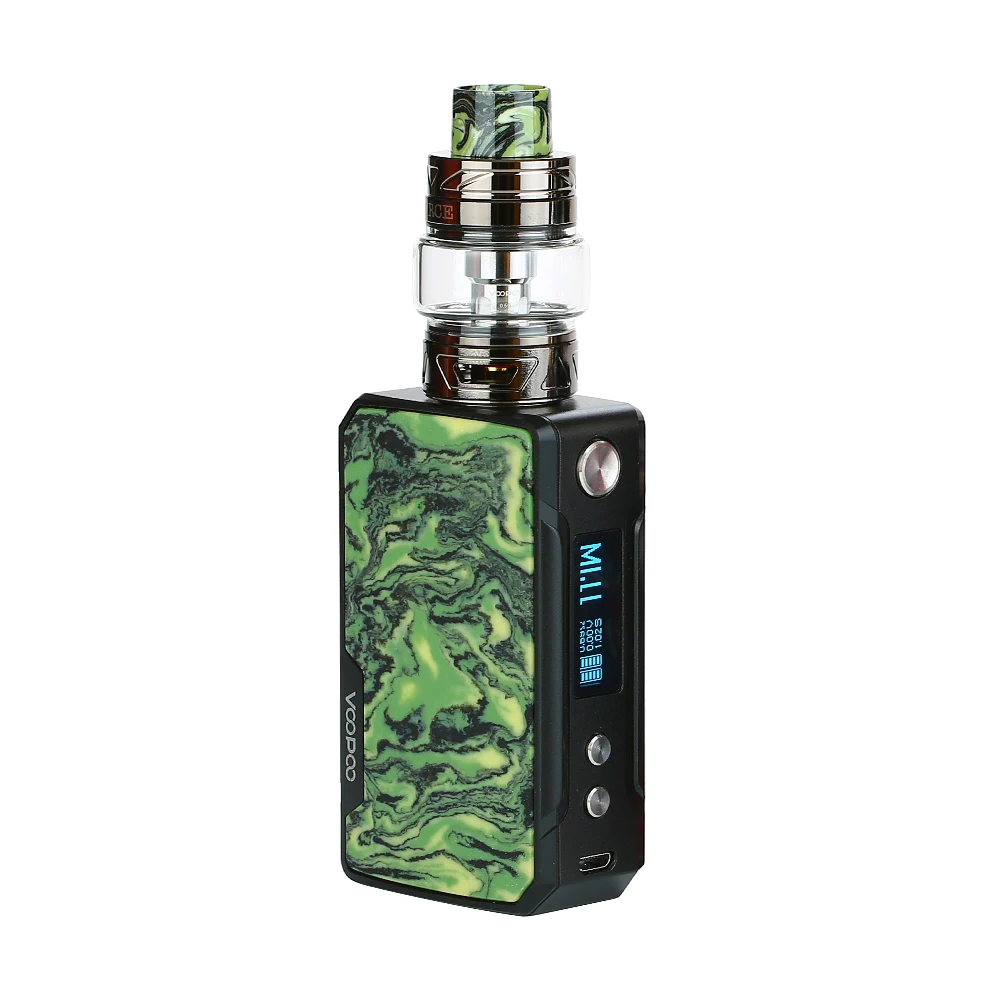 VOOPOO Drag Mini 117 Вт термоконтроль вэйпинга комплект с батареей Mod 4400 мАч VOOPOO Drag Mini MOD& UFORCE T2 бак 5 мл электронная сигарета комплект vs Shogun/Drag 2 - Цвет: B-Atrovirens