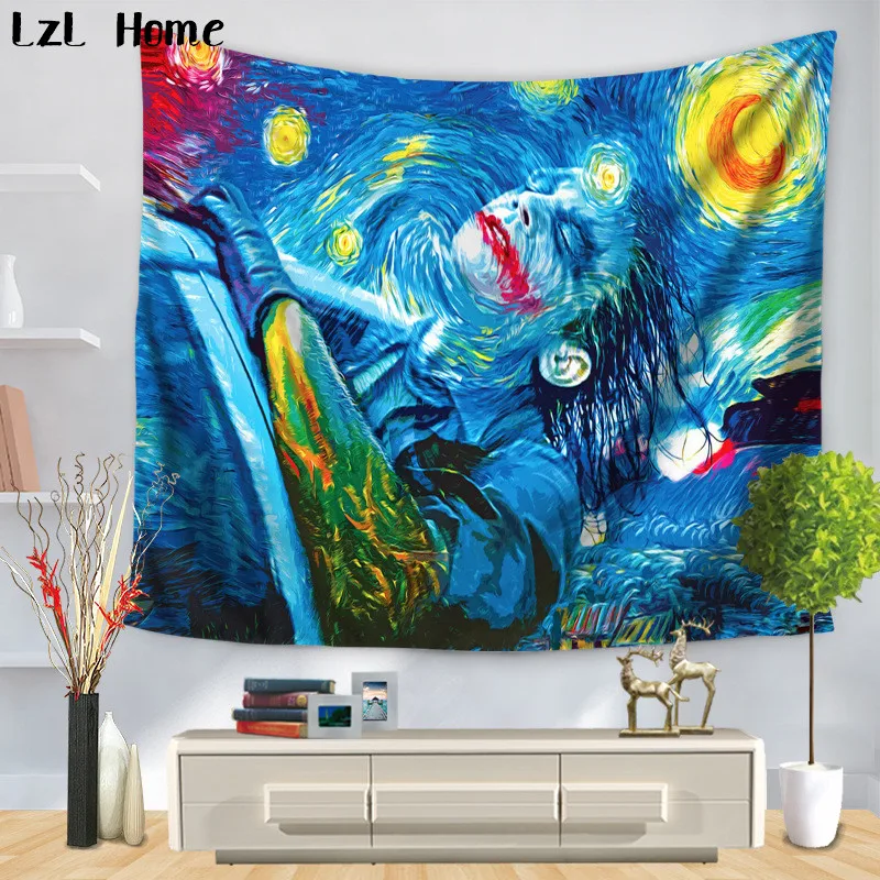 LzL Home Skull Home Decor Collection Tapestry Ombre Ethnic Style Mandala Patterns Wall Hanging Art Decor Bedroom Livingroom Dorm