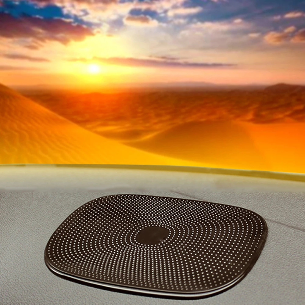 

Car Ornaments Decor PU Anti-Slip Mat Dashboard Sticky Pad For Mobile Phone Key GPS Automotive Interior Non-Slip Cushion Gifts
