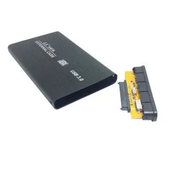 

Chenyang 2.5 inch Sata 22p 7+15 SSD to USB 3.0 External Hard Disk Enclosure for PC Black