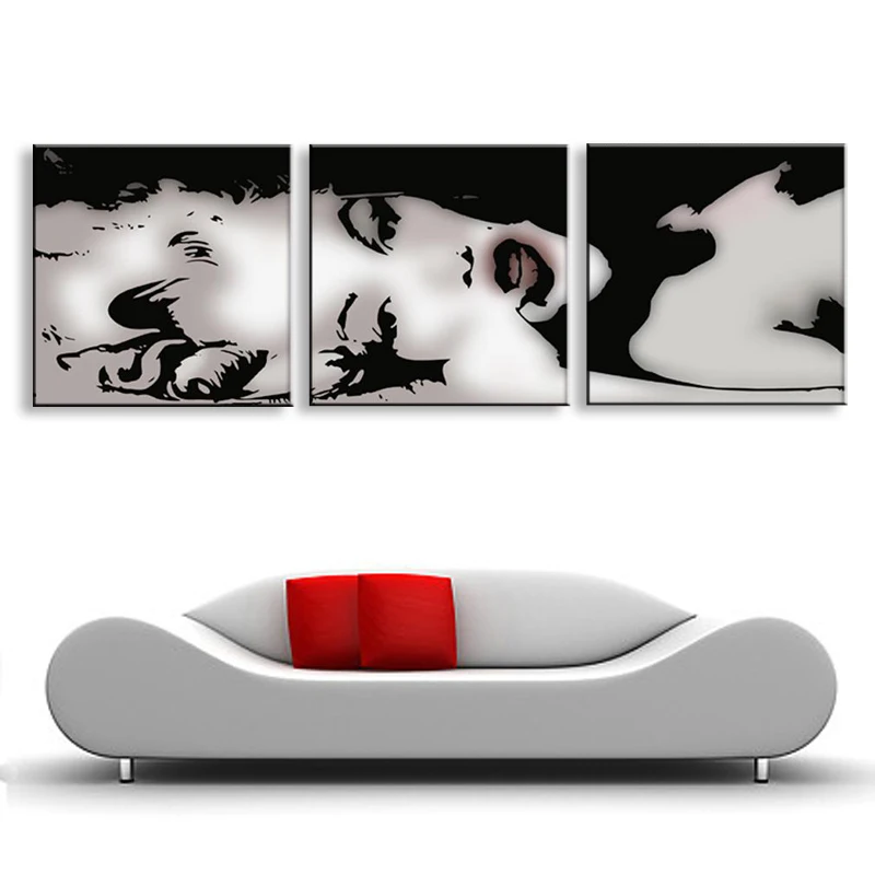

Painting with Frame wall art canvas Manhattan Bridge Home Decorative Art Picture 3 pieces 40x40cm PL3-006