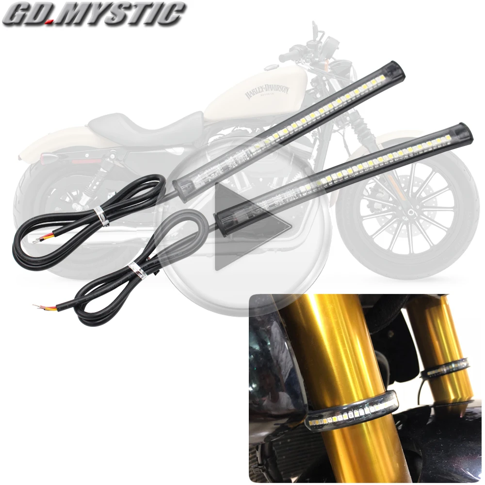 

LED Fork Turn Signal Kit Turn Signal Indicator Light For YAMAHA MT07 R6 R3 MT 03/07/09 TMAX 500/530 R1 FZ6 MT09 XJ6 FZ1 XJ6