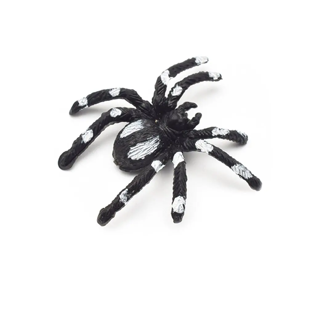 

Simulation Spider Toy Trumpet Flower Spider Black Horror Scary Spider Model Fake Spider Whole Person Toy