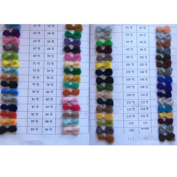 

5g wool roving needle felting wool 66S wool felt wool 123 colour Please leave a message color number for any choice of color