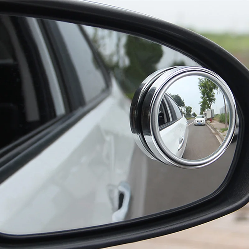 

Auto 360 Wide Angle Round Convex Mirror Car Vehicle Side Blindspot Blind Spot Mirror Wide RearView Small Round Mirror