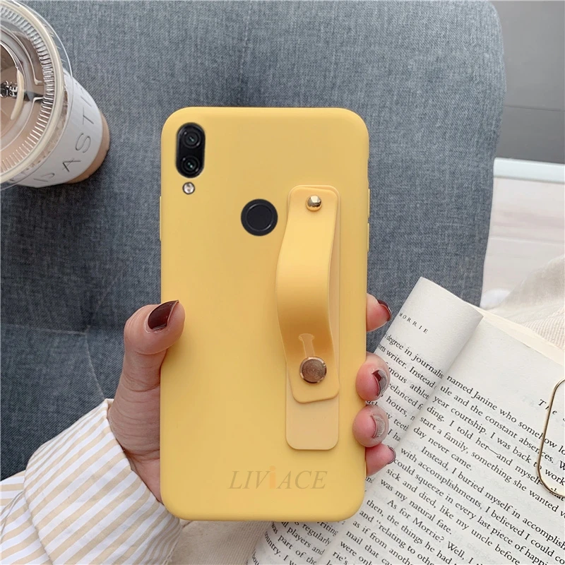 Силиконовый чехол с ремешком на запястье для huawei y5 y9 y7 y6 prime pro 2019 2018 2017 держатель