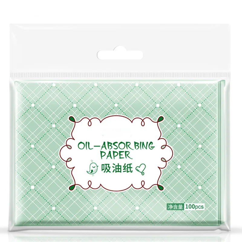 

100PCS Summer Facial Oil Blotting Sheets Oil Absorbing Papers Facial Cleanser Oil Control Shrink Pore Face Cleaning Tool